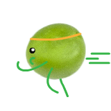Peasful Nutrition Peas running